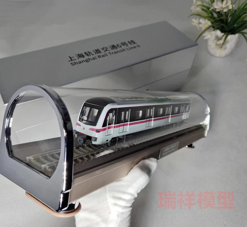 1/68 Ratio The First Train Shanghai Metro Line 6 Finished Train Toy Ornaments