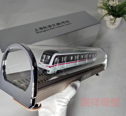 1/68 Ratio The First Train Shanghai Metro Line 6 Finished Train Toy Ornaments