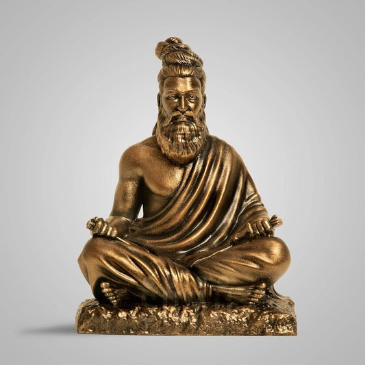 Valluvar Thiruvalluvar Sculpture - Tamil Poet Philosopher Idol Statue Figurine