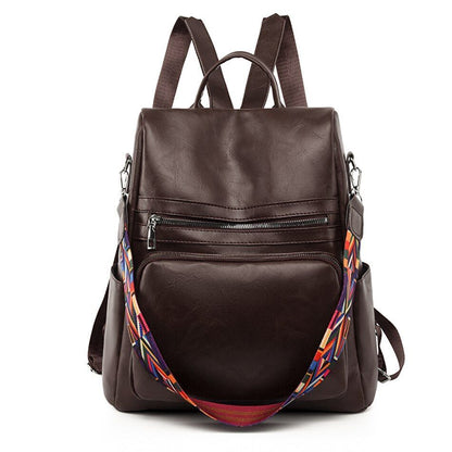 Fashion Women Backpacks Purses Synthetic Leather Rucksack Large School Bag 1 PC