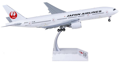 1:200 JC Wings Japan Airlines Flap Down Boeing 777-200ER Diecast Airplane Model