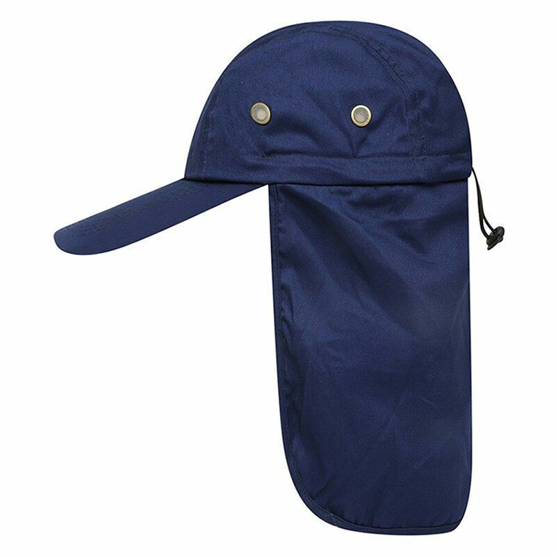 Outdoor Unisex Hiking Cap Quick Dry Sun Visor Hat Sun Protection Neck Flap Cover