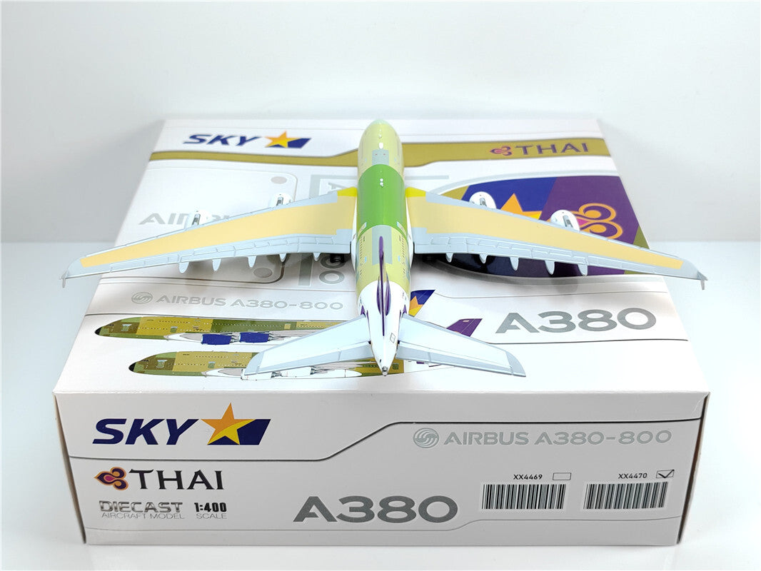 1:400 JC Wings THAI AIRBLUS A380 Passenger Airplane Diecast Aircraft Model
