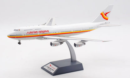 1:200 35CM InFlight SURINAM AIRWAYS BOEING 747-300 Airplane Diecast Plane Model