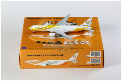 1:400 JC Wings Nokscoot BOEING 777-200ER Passenger Airplane Diecast Plane Model