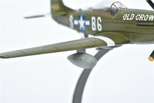 AF1 WWII US P-51D Mustang Fighter Green 1:72 DIECAST Aircraft Pre-builded Model