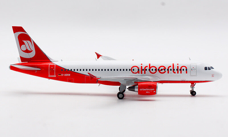 JC Wings Air Berlin Last Flight Airbus A320 D-ABNW 1:200 plane Pre-builded Model