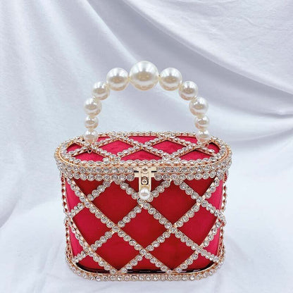 Diamond-Studded Party Handbags Chic Wedding Evening Clutch Bag Shoulder Bag