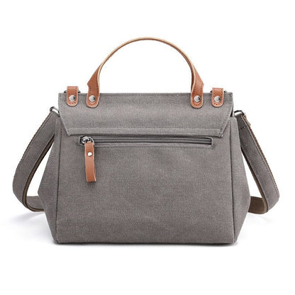 Canvas Bag Fashion Trendy Shoulder Messenger Purse Small Bag Handbag 22*12*20 CM
