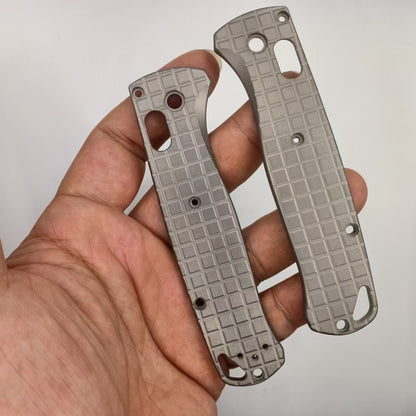 1Pair of Grenade Pattern TC4 Handle Scales for Benchmade Bugout 535