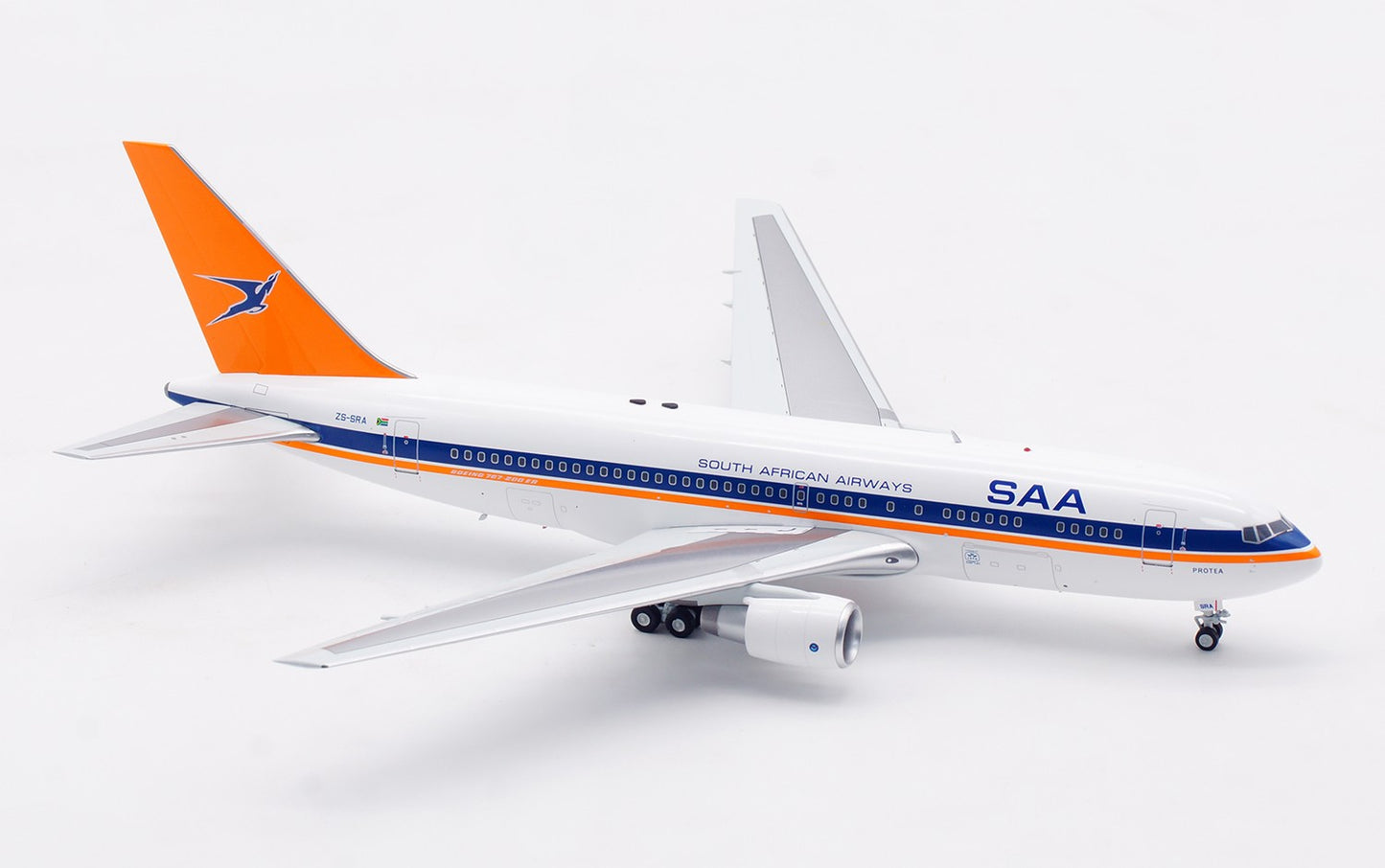 1:200 InFlight SAA B767-200 ZS-SR Passenger Airplane Diecast Aircraft Model