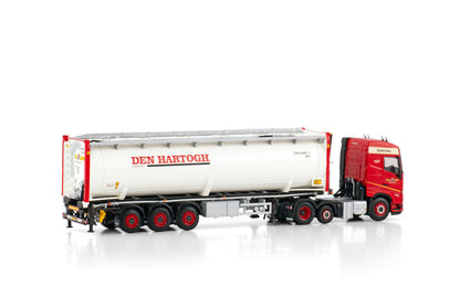 1:50 WSI DEN HARTOGH FH5 6X2 MIDLIFT AXLE TIPPING Container Truck Diecast Model