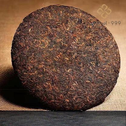 357g Ripe Puer Tea Cake Lao Banzhang Yunnan Ancient Tree Aroma Aged Tea