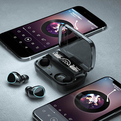 Bluetooth 5.1 Stereo Headset Wireless Earphones Earbuds For Apple iPhone Samsung
