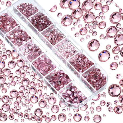 Nail Charms 30Pcs Boxed Luxury Shiny Planet Alloy 3D Art Rhinestones Bling Decor