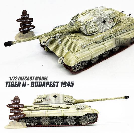 Tiger II - Budapest 1945 1/72 diecast tank model ATLAS