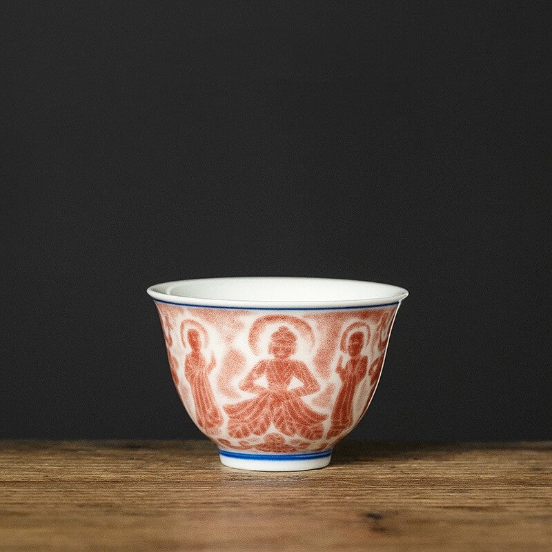 One Cup Porcelain Cup 50ml Small Chinese Kungfu Tea Cup Ceramic Master Cup New