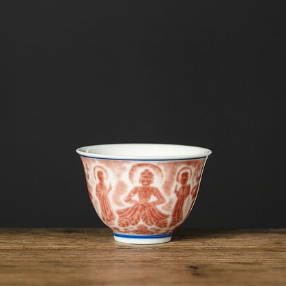 One Cup Porcelain Cup 50ml Small Chinese Kungfu Tea Cup Ceramic Master Cup New
