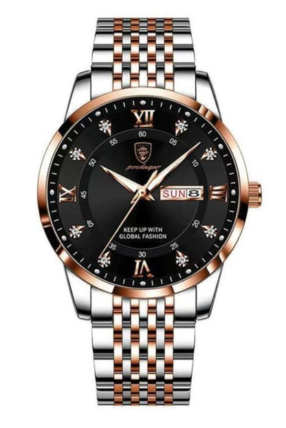 Men's Watch Wrist Watches New Waterproof Man Luxury Stainless Steel Luminous Day