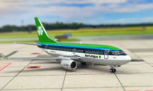 1:400 JC Wings Aer Lingus BOEING 737-500 Passenger Plane Diecast Aircraft Model