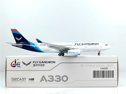 1:400 JC Wings FLY GANGWON AIRBUS A330-200 Passenger Airplane Diecast Model