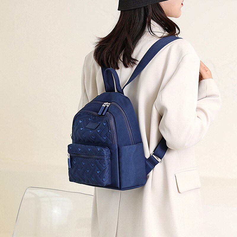 Small Bag Backpack Spring Nylon Traveling Backpack Shopping Small Bag Softback