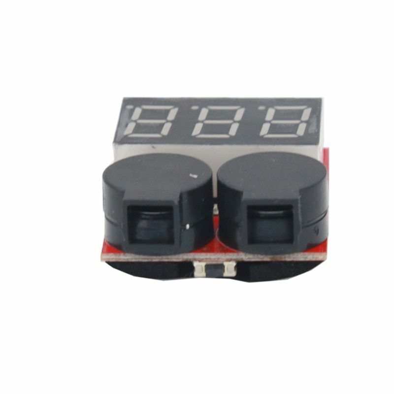 Battery Monitor Tester Digital Low Buzzer Alarm 1S-8S Lipo Li-on Fe RC Voltage