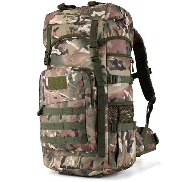 50L Large Capacity Tactics Backpack Nylon Army Bag Hike Travel Backpacks
