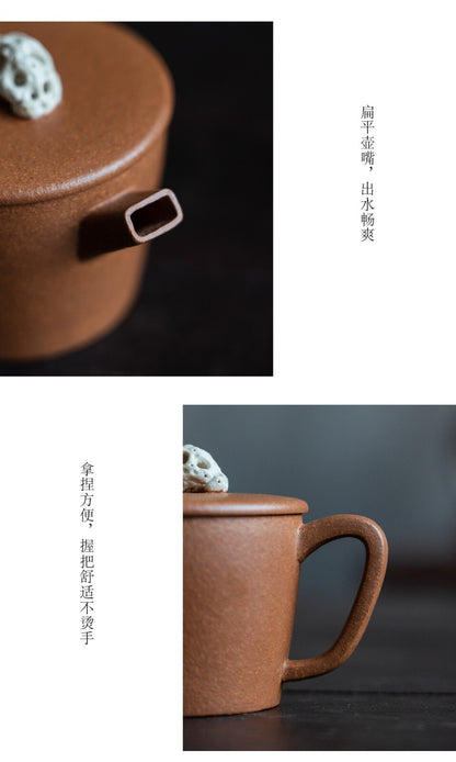 120cc chinese Yixing Handmade Zisha teapot JiangPo clay HanWa Hu Gongfu Tea
