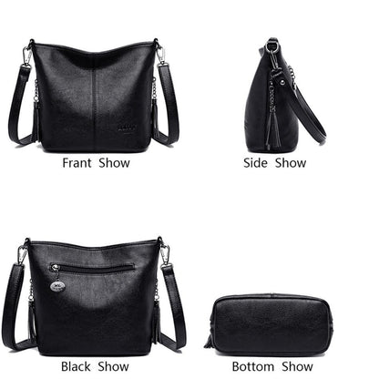 Leather Hand Crossbody Bags Women Luxury Purse Handbag Women Shoulder Bags 1 PC