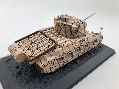 1/43 British Vickers Mk.II Infantry Military Tank1942 Malta Alloy Model Finished