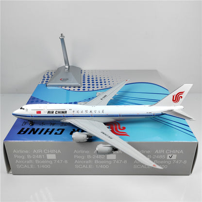1:400 YY Wings AIR CHINA BOEING 747-8 Airplane Diecast Aircraft Plane Model