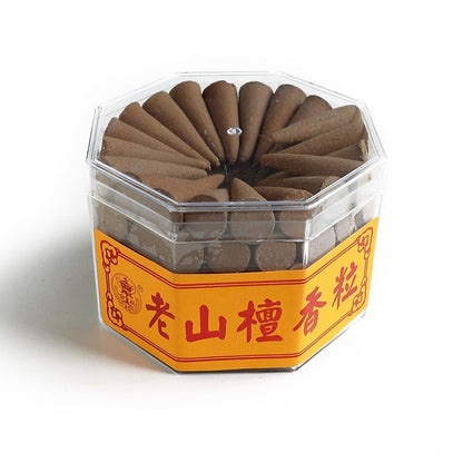 Incense Cone Air Freshener Sandalwood Aroma Rich Home Meditation Fragrance 100Pc