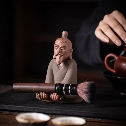 Chinese Purple Clay Tea Pet Handmade Sculpture Crafts Statue Accessories Teaware