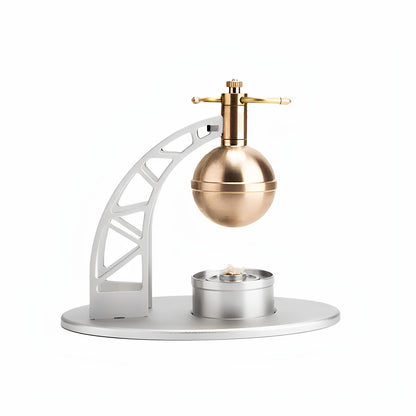 15CM Steam Engine Steam Rotating Flying Ball ZFY-01 Copper $ Aluminum Model