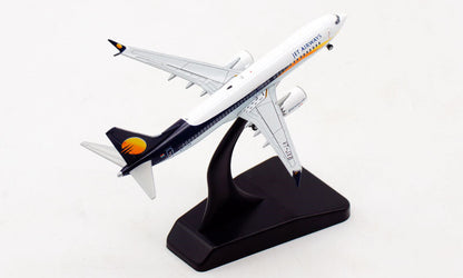 JC Wings Jet Airways India For Boeing B737 MAX8 VT-JXB 1:400 plane Pre-built
