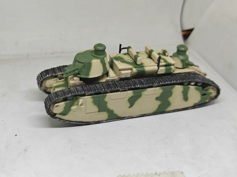 Hand-painted 1/72 French FCM Char 2C heavy tank finished model