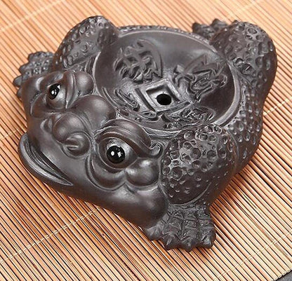 Purple Sand Golden Toad Tea Pet Tea Strainer Tea Filter Home Creative Tea Set