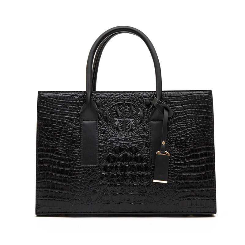 3x Women's Bag Trend Crocodile Tote Handbag Large Shoulder Crossbody Wallet Bag