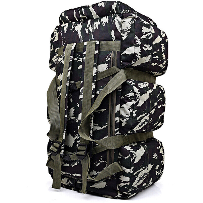 90L Military Tactical Luggage Bag Large Shoulder Travel Bags Backpack Camping