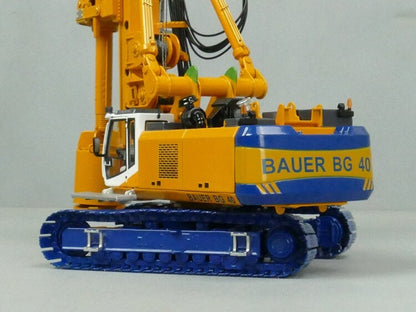 1:50 Bauer BG 40 Kelly Equipment Drilling Rig Construction Machine Diecast Model