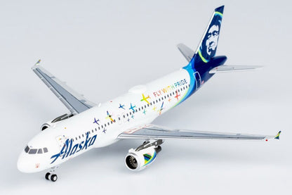1:400 NG Model Alaska AIRBUS A320 Passenger Aircraft Diecast Airplane Model