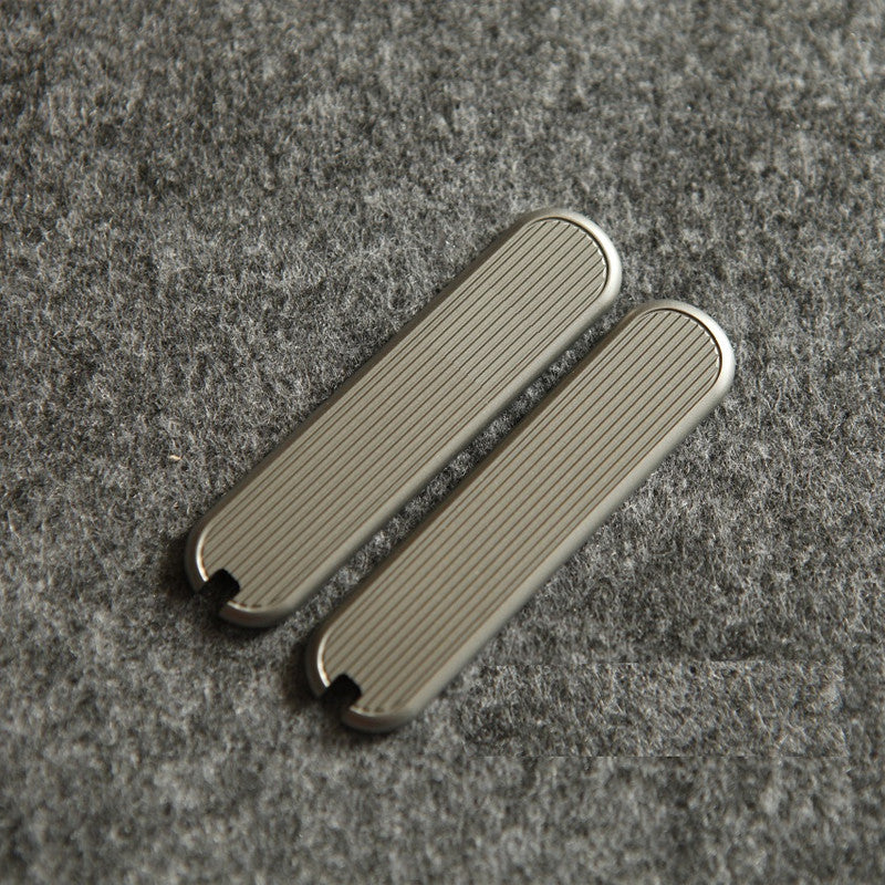 1 Pair Custom Made DIY TC4 Handle Scales for 58 mm Victorinox Swiss Army Knife