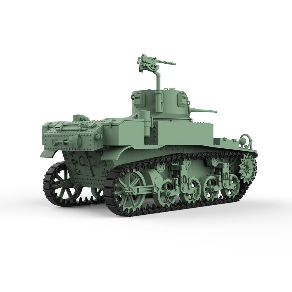 SSMODEL SS24505 1/24 Military Model Kit US M3A1 Stuart Light Tank