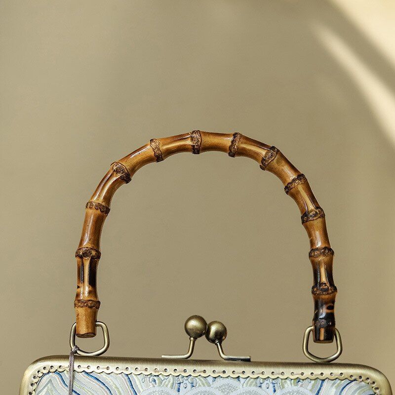Vintage Bag Chain Shoulder Crossbody Bags Shell Lock Handmade Purses 26*20*7 CM