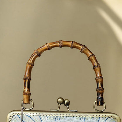 Vintage Bag Chain Shoulder Crossbody Bags Shell Lock Handmade Purses 26*20*7 CM