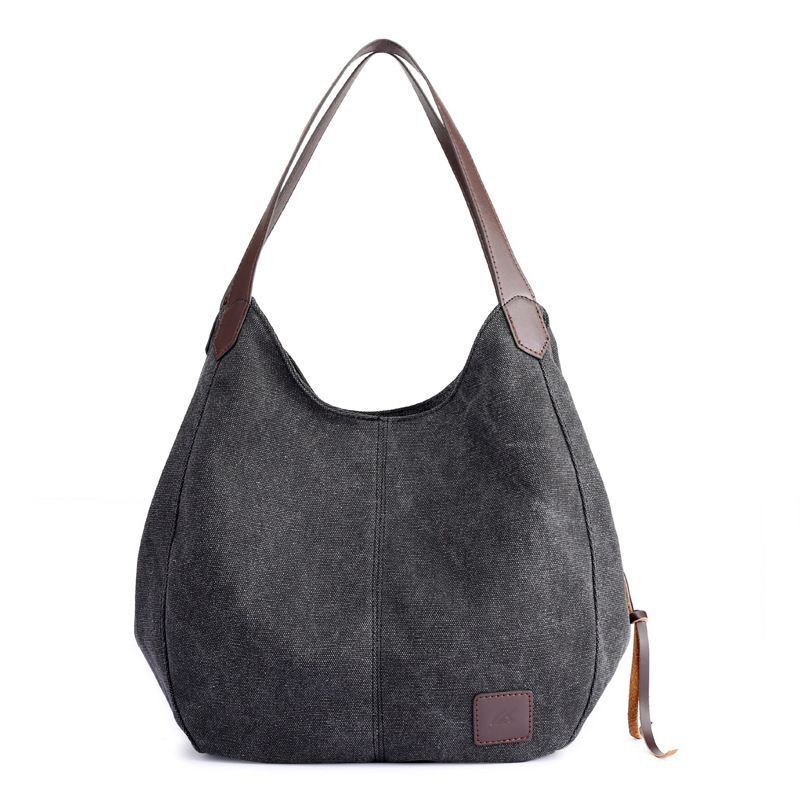 Canvas Handbags Wild Art Simple Shoulder Bags Versatile Traveling Shoulder Purse