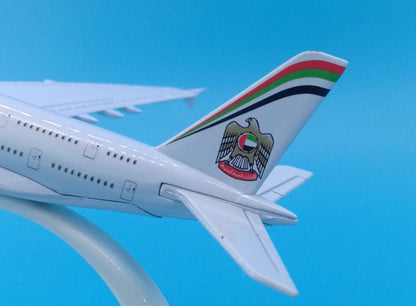 16cm ETIHAD AIRBUS A380 Passenger Airplane Aeroplane Diecast Aircraft Model