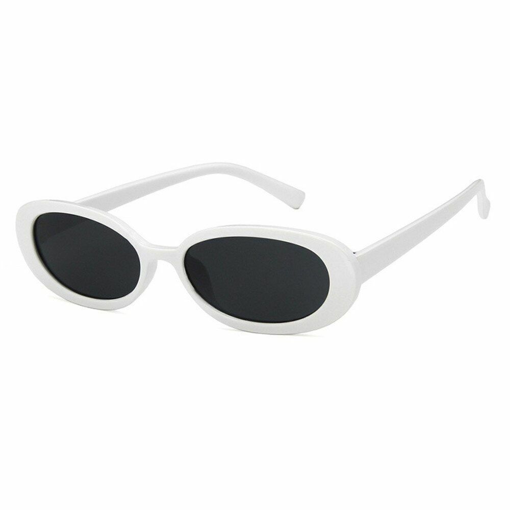 Oval Sunglasses 1pc Design Retro Small Vintage Shades Anti-blue Light Eyeglasses