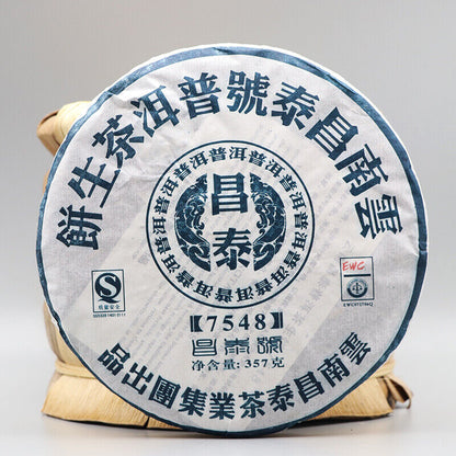 2007 Yunnan Chang Tai Classic 7548 Changtai Puer Tea Sheng Pu Er Raw Pu-erh 357g